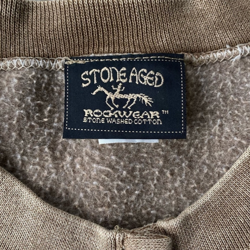 1990’S vintage stone aged rockwear cardigan - Picture 8 of 9